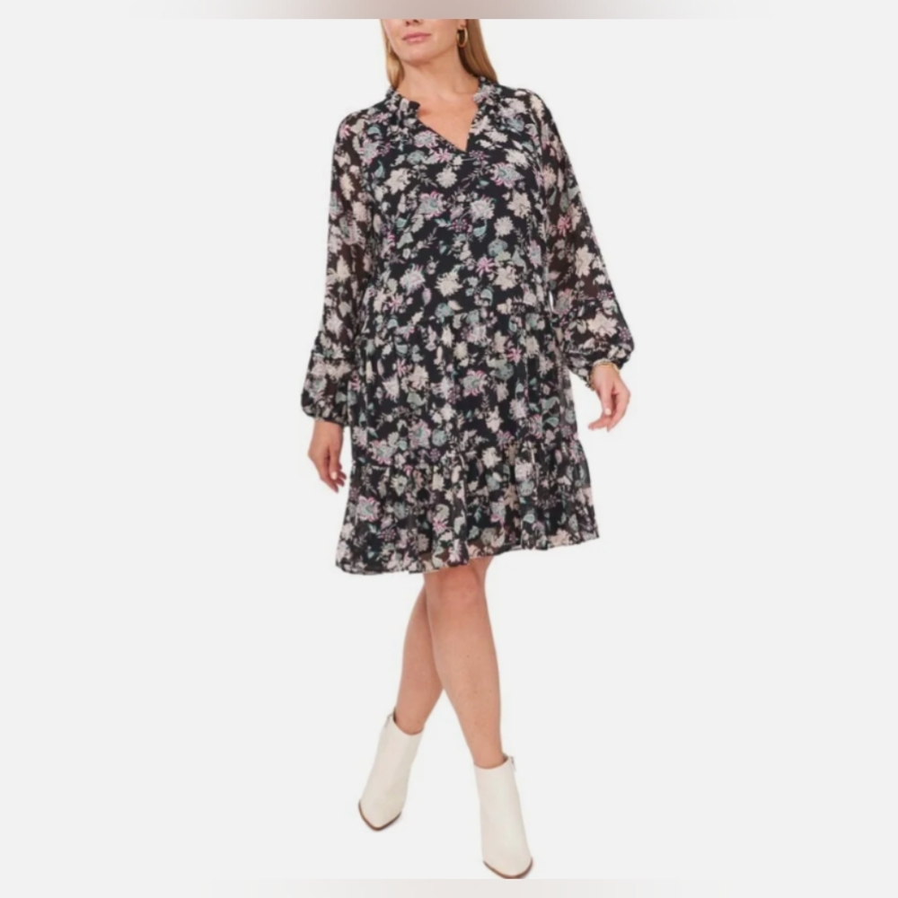 3X Vince Camuto floral dress -EUC